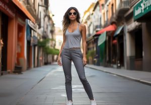 Pantalón Brandy Melville Gris México: Oferta, Running y Combinaciones Versátiles