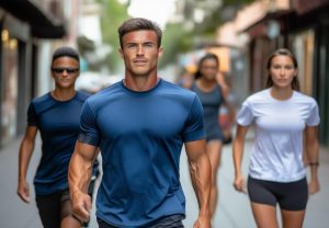 Liquidación Camiseta Denim Brandy Melville – Rebajas Guadalajara, Ideal para Running y Deportes