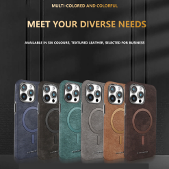 2024 New Business Suede Magnetic Phone Case