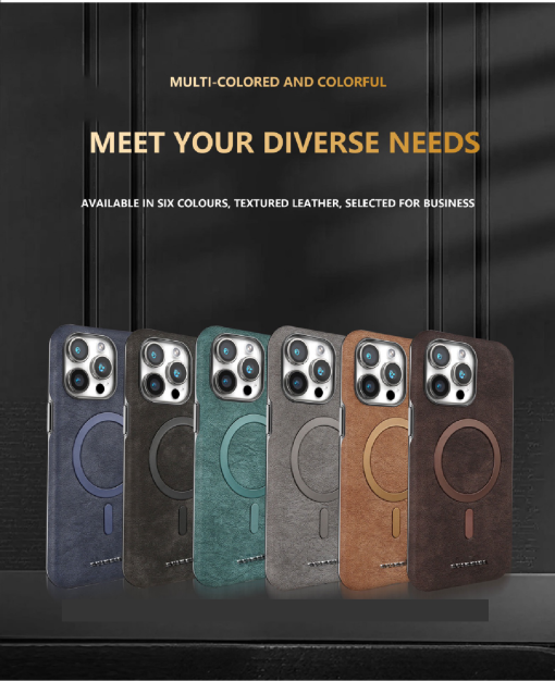 2024 New Business Suede Magnetic Phone Case