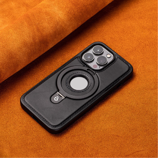 2024 New leather stand magnetic phone case