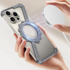 Z-Shape Gear Metal Magnetic Holder Phone Case