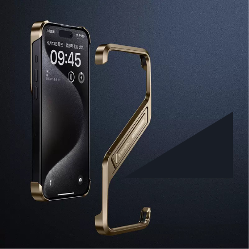 S-shaped Borderless T-stand Phone Case