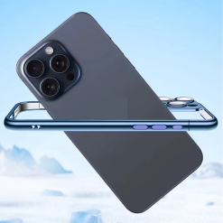 Matte Electroplated Frame Phone Case