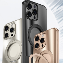 Luggage Style Telescopic Bracket Metal Magnetic Phone Case