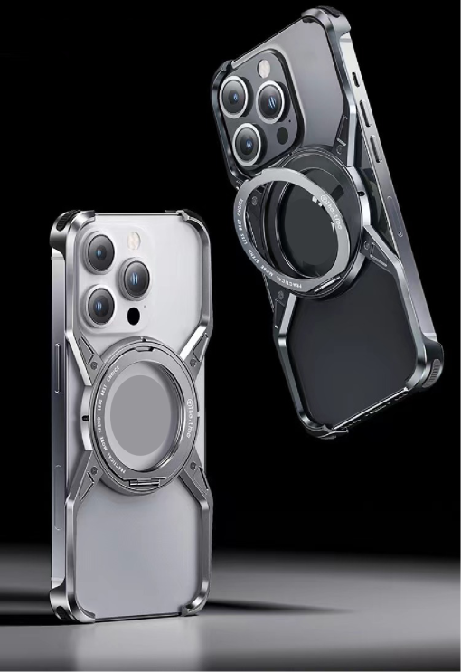X Metal Rotating Magnetic Phone Case