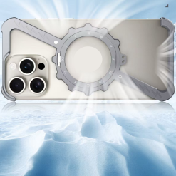 Z-Shape Gear Metal Magnetic Holder Phone Case
