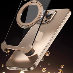 Fragrance Transparent Alloy Bracket Magnetic Phone Case