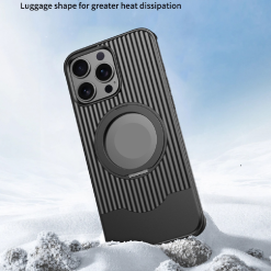 Luggage Style Telescopic Bracket Metal Magnetic Phone Case