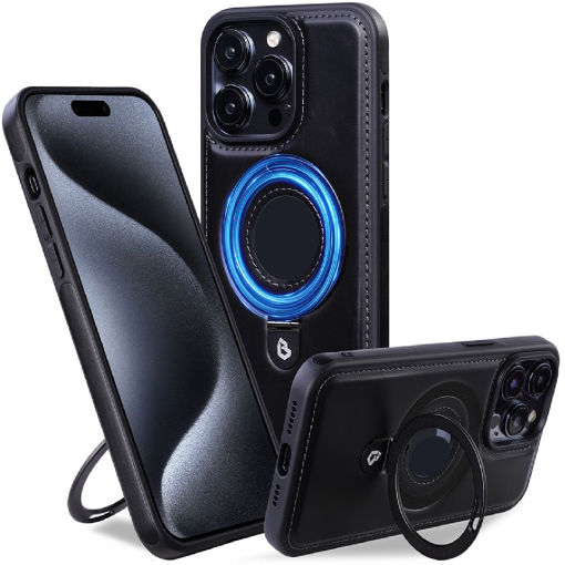 2024 New leather stand magnetic phone case
