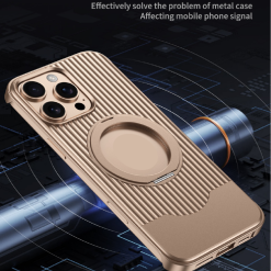 Luggage Style Telescopic Bracket Metal Magnetic Phone Case