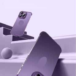 Frameless lens protective phone case