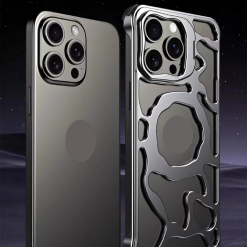 Lucky Cloud Aluminum Alloy Magnetic Stand Phone Case