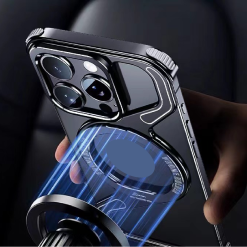 New Z-shaped Metal Magnetic Phone Case-MGD CASE