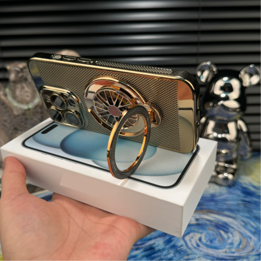 Heat Dissipation Gyro Rotating Bracket Phone Case