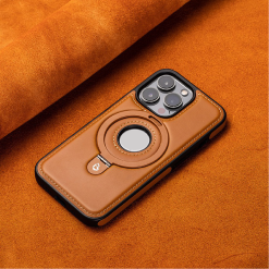 2024 New leather stand magnetic phone case
