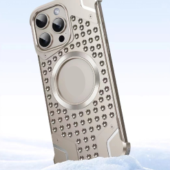 Metal Magnetic Frameless Armor Phone Case