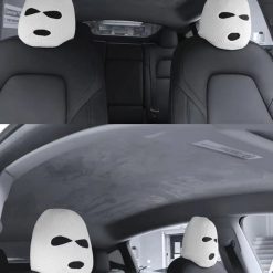 Funny Spoof Universal Dustproof Car Seat Headgear | Car Interior Decoration Gift