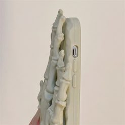 Spoof Skull Finger Phone Case-MGD CASE