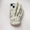 Spoof Skull Finger Phone Case-MGD CASE