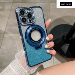 Flash diamond holder mobile phone case