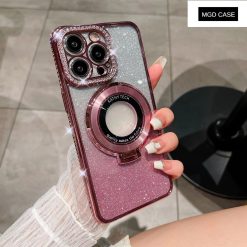 Flash diamond holder mobile phone case