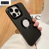 Frosted lens frame bracket mobile phone case