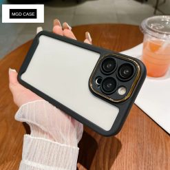 Silicone frame mobile phone case