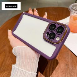 Silicone frame mobile phone case