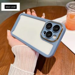 Silicone frame mobile phone case