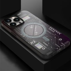 Luminous magnetic phone case