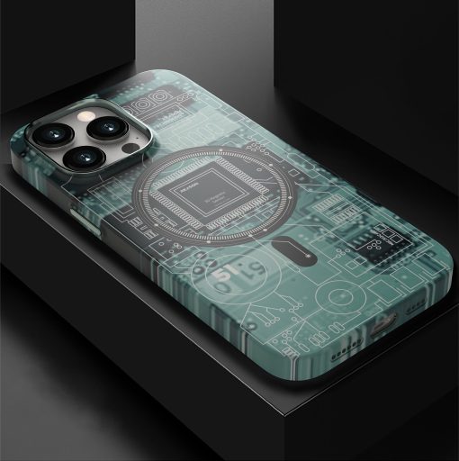 Luminous magnetic phone case