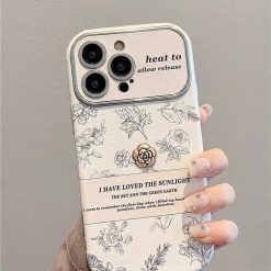 Literary camellia phone case