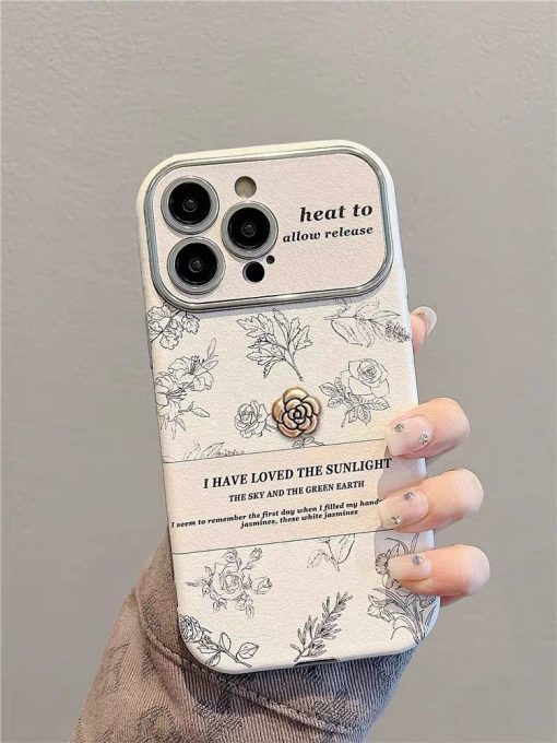 Literary camellia phone case