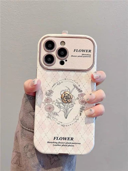 Literary camellia phone case