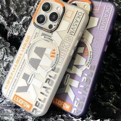 New Tech style magnetic frosted mobile phone case