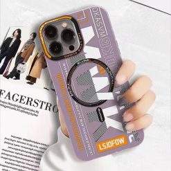 New Tech style magnetic frosted mobile phone case