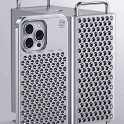 Fragrance heat dissipation metal snap phone case