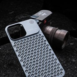 Fragrance heat dissipation metal snap phone case