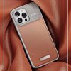 New leather metal aromatherapy phone case