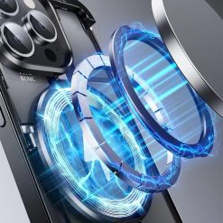 Hollow metal frameless phone case
