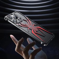 Creative Spider Armor Design Metal Anti-Fall Phone Case