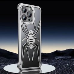 Creative Spider Armor Design Metal Anti-Fall Phone Case