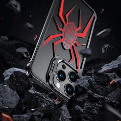 Creative Spider Armor Design Metal Anti-Fall Phone Case