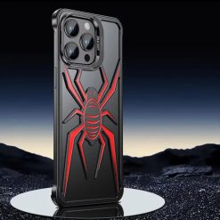 Creative Spider Armor Design Metal Anti-Fall Phone Case