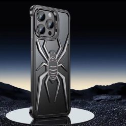 Creative Spider Armor Design Metal Anti-Fall Phone Case