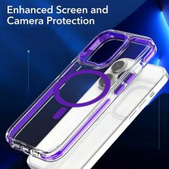 2024 New Anti-fall transparent magnetic phone case