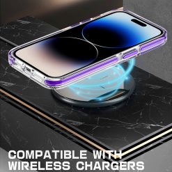 2024 New Anti-fall transparent magnetic phone case