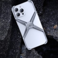 X Metal frame mobile phone case
