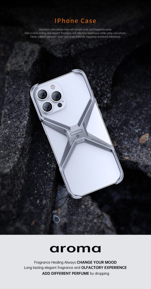 X Metal frame mobile phone case